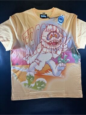 Frostiez Men's XL Sandstorm Knit Tee - Orange (Color Apricot Cream)